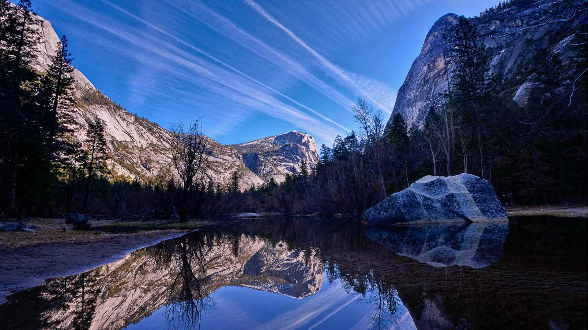 02441_mirrorlake_2560x1600 — mountain wallpaper