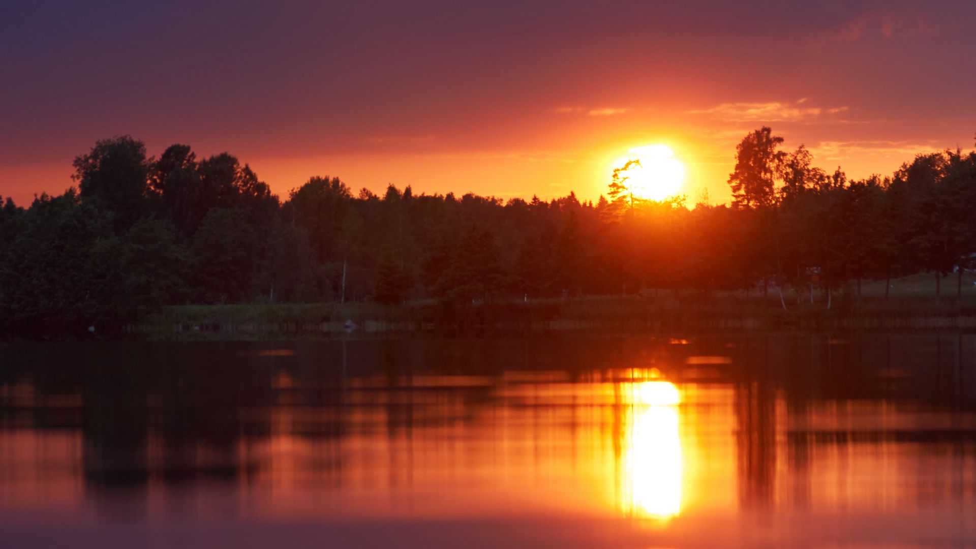 zakat_ozero_solntse_157251_1920x1080 — suset wallpaper