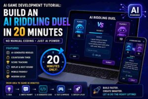 Read more about the article AI Game Development Tutorial: Build a Riddling Duel in 20 Minutes