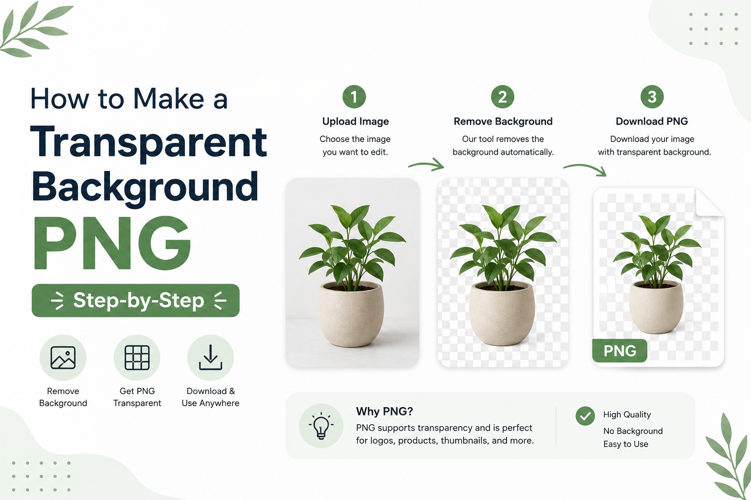 How to Make a Transparent Background PNG Step-by-Step