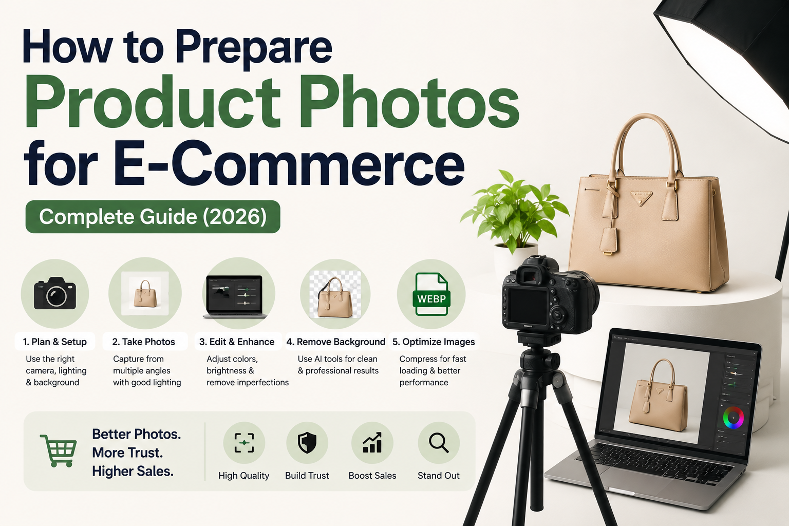 How to Prepare Product Photos for E-Commerce