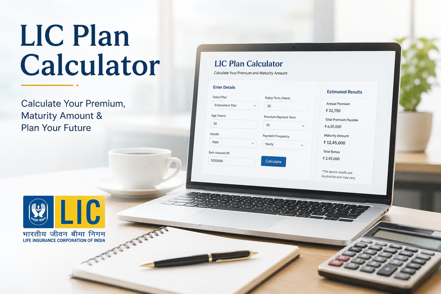LIC Premium & Maturity Calculator