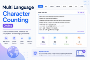 How to Count Characters in Multiple Languages